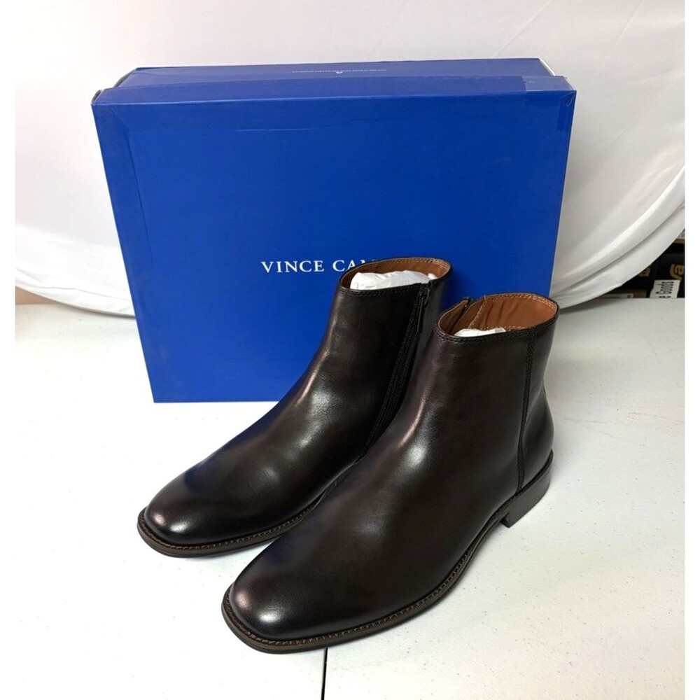 Vince Camuto VM-Firat Chelsea Boot Mocha Antiqued Crust Men’s Size 9.5 M New